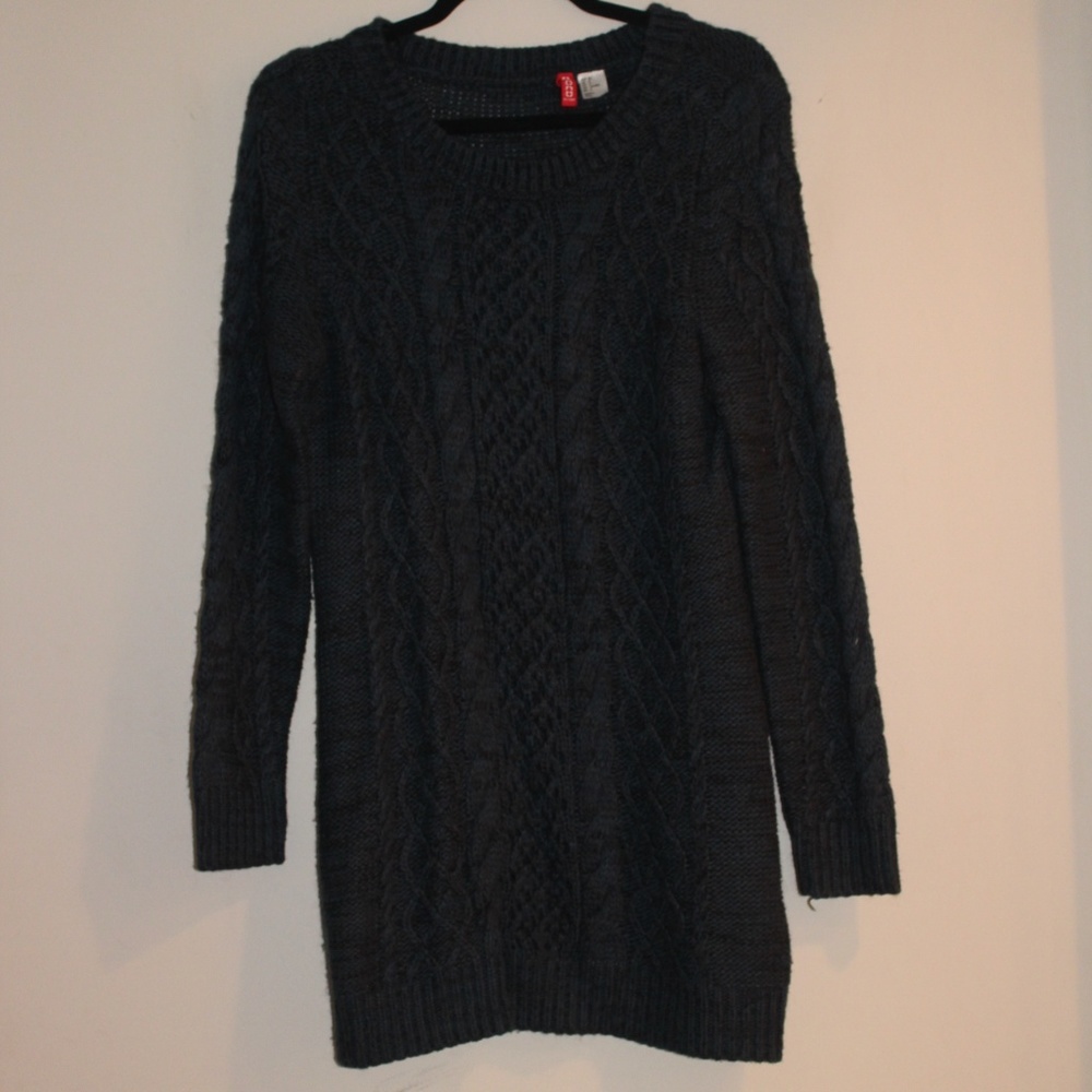 H&M Blue Sweater Dress